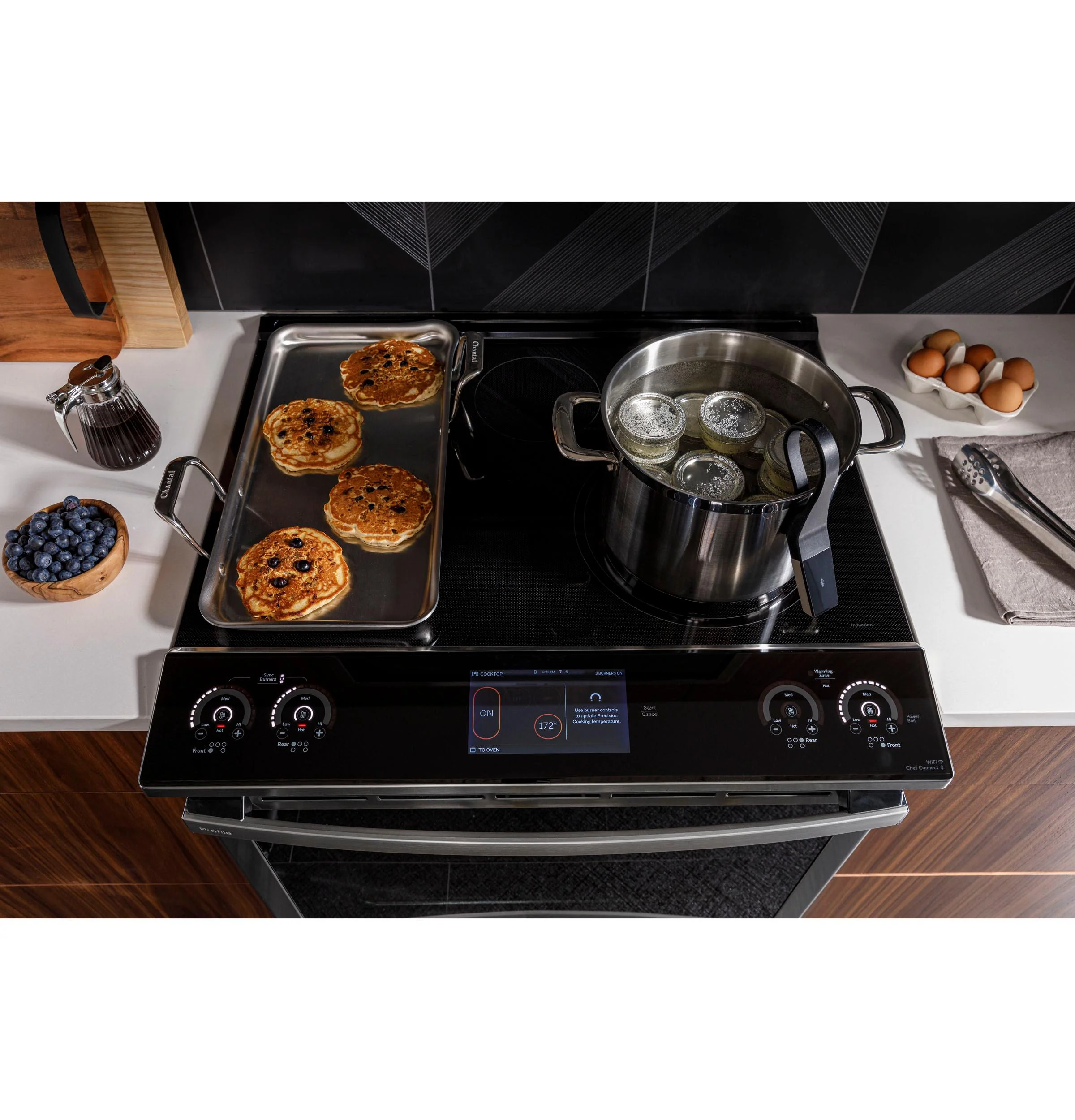 GE Profile™ 30" Smart Slide-In Front-Control Induction and Convection Range with No Preheat Air Fry - Image 18