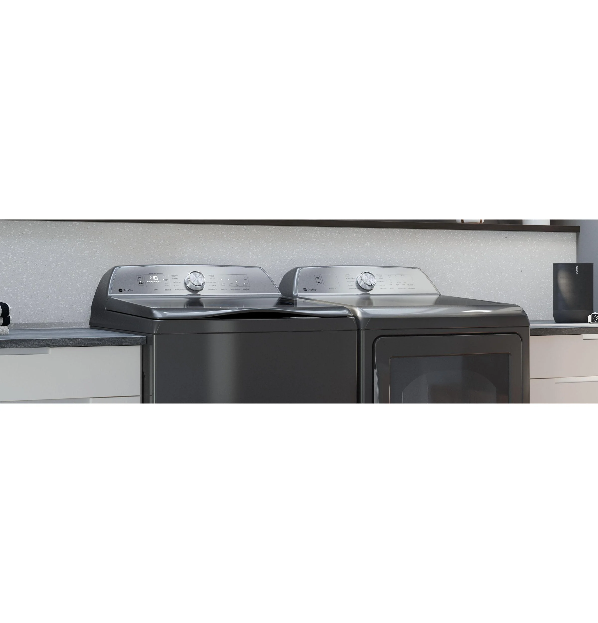PTD60GBPRDG GE Profile™ ENERGY STAR® 7.4 cu. ft. Capacity aluminized alloy drum Gas Dryer with Sanitize Cycle and Sensor Dry - Image 38