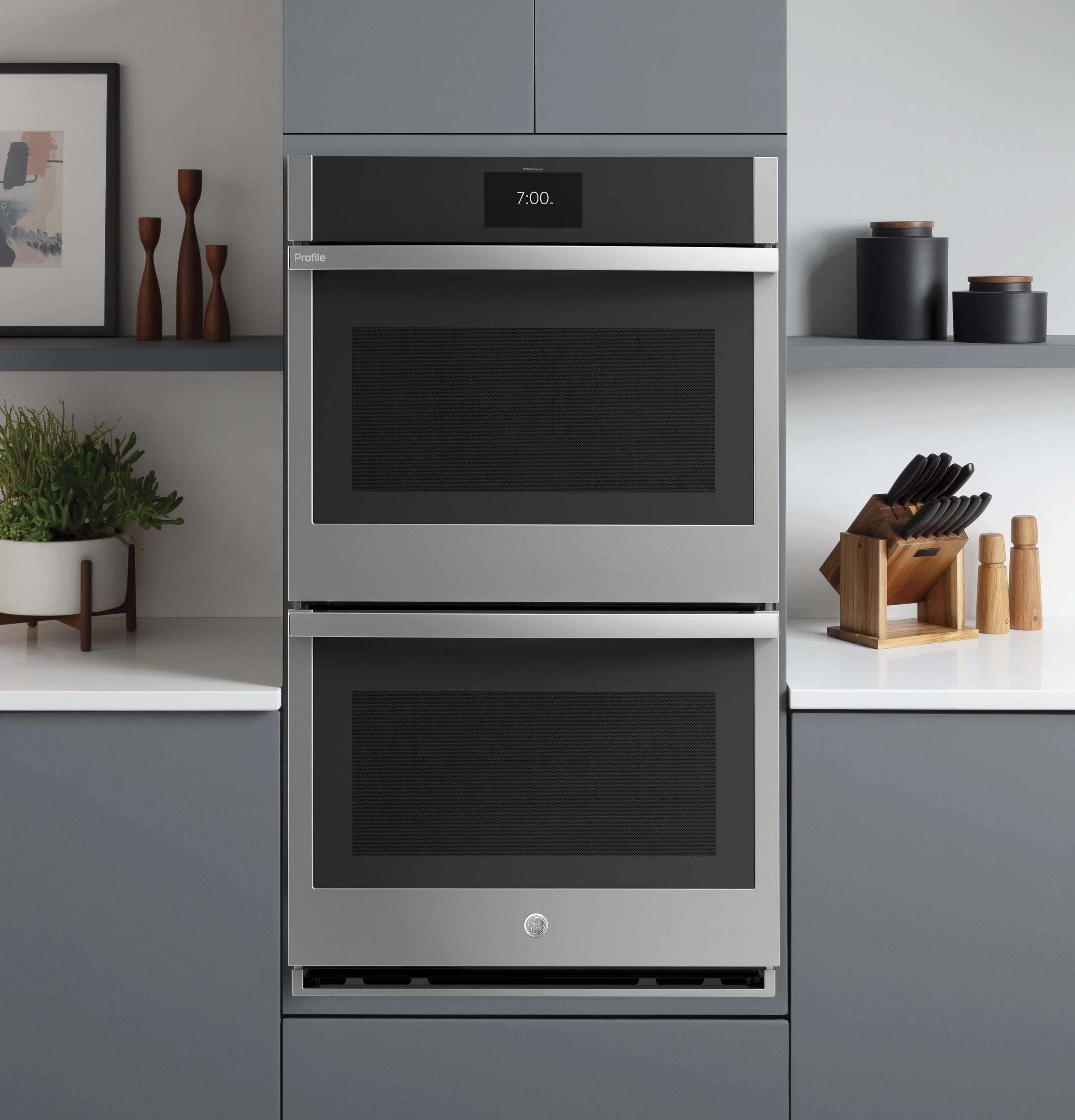 PTD9000SNSS GE Profile™ 30" Smart Built-In Convection Double Wall Oven with In-Oven Camera and No Preheat Air Fry - Image 12