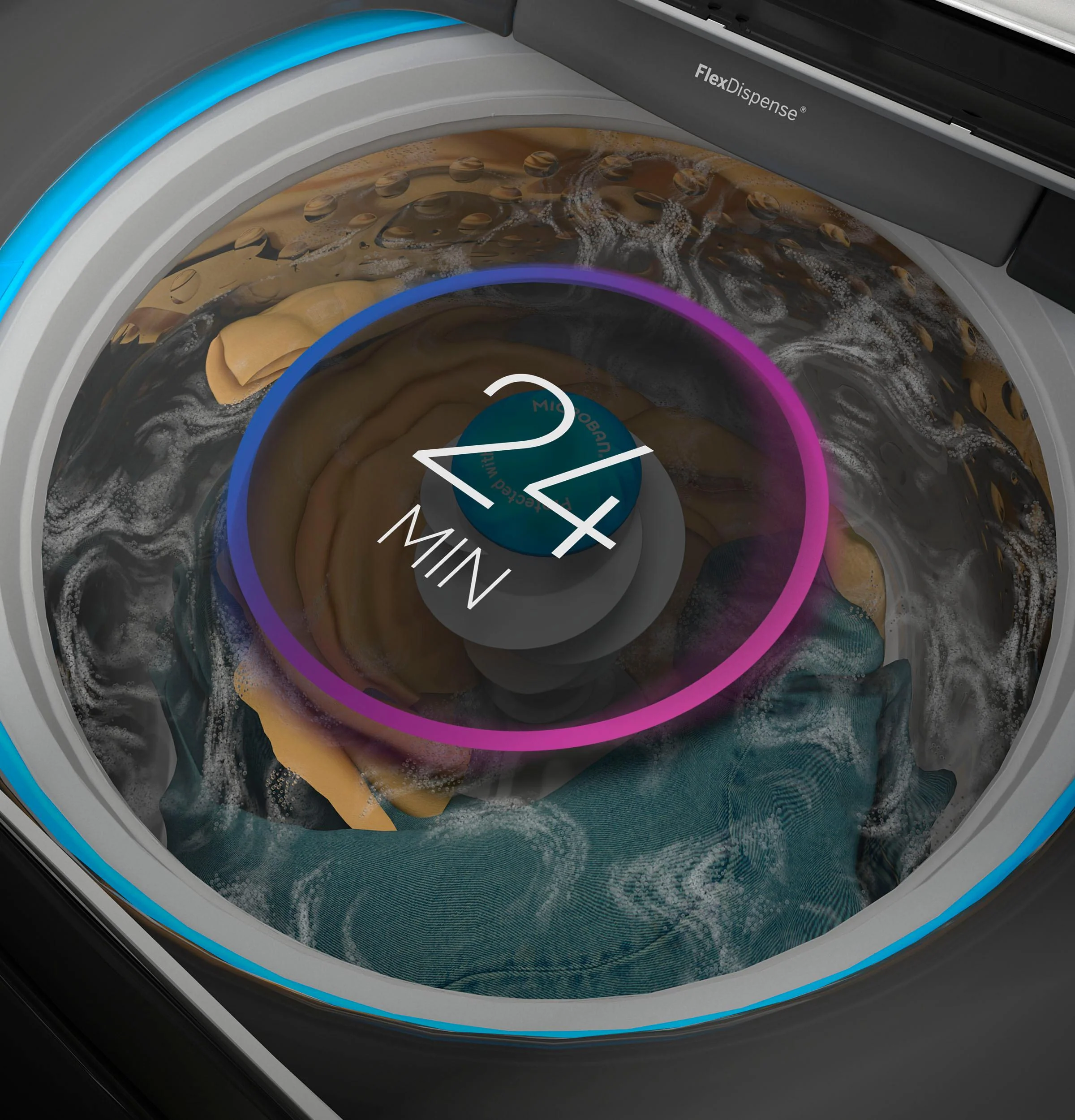 PTW605BPRDG GE Profile™ ENERGY STAR® 4.9 cu. ft. Capacity Washer with Smarter Wash Technology and FlexDispense™ - Image 35