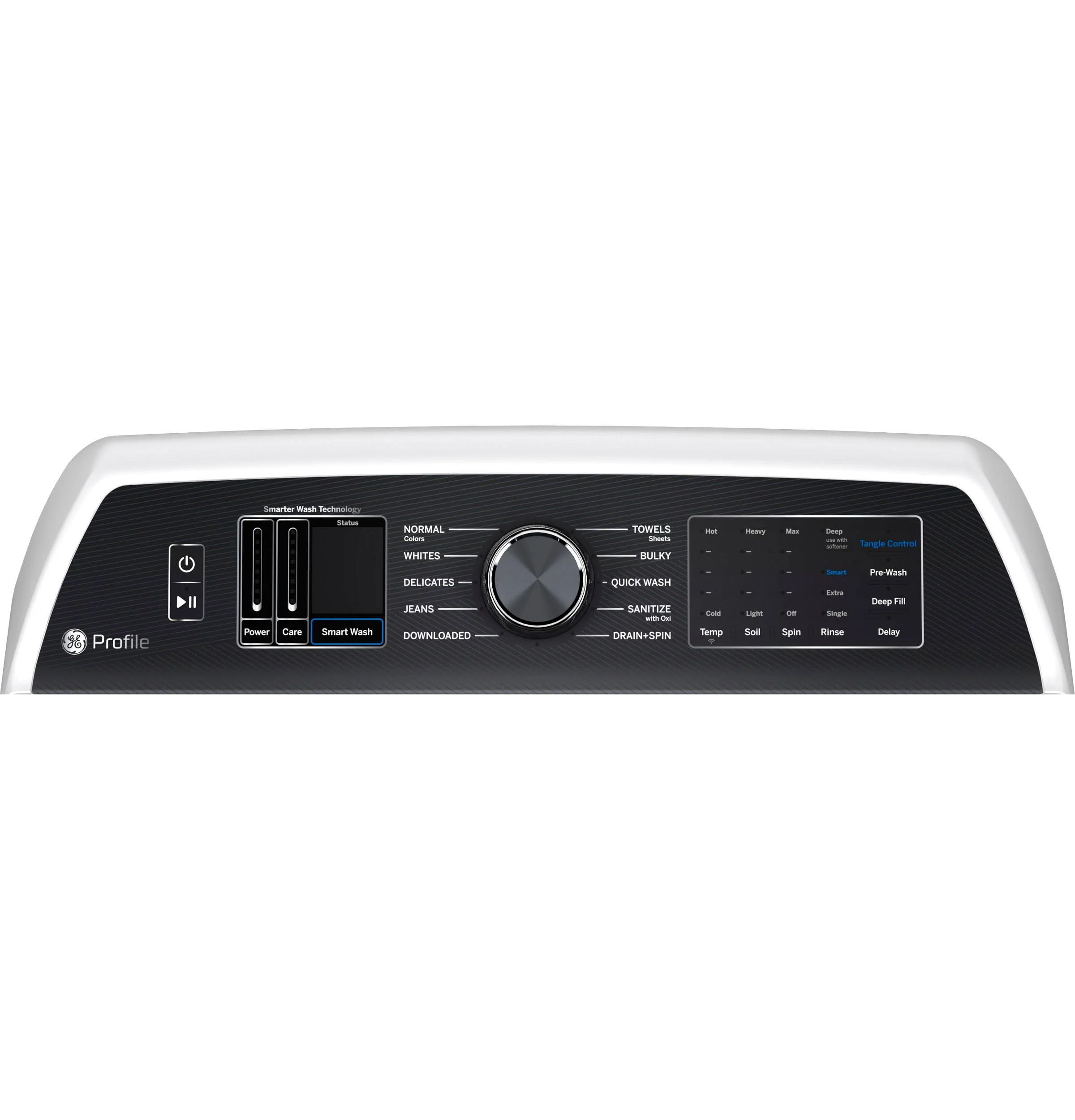 PTW700BSTWS GE Profile™ ENERGY STAR® 5.4 cu. ft. Capacity Washer with Smarter Wash Technology and FlexDispense™ - Image 4