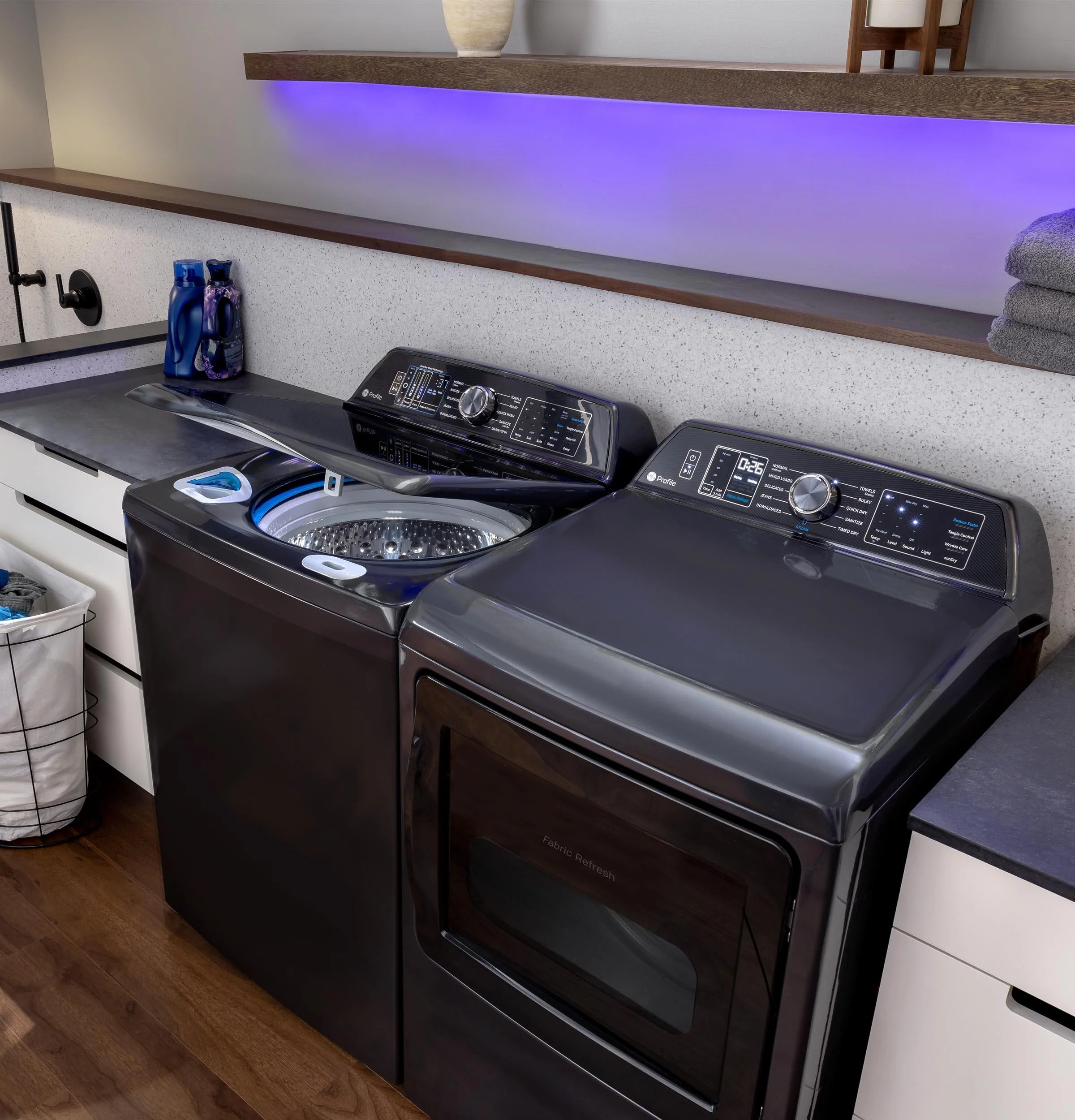 PTW900BPTDG GE Profile™ ENERGY STAR® 5.4 cu. ft. Capacity Washer with Smarter Wash Technology and FlexDispense™ - Image 29