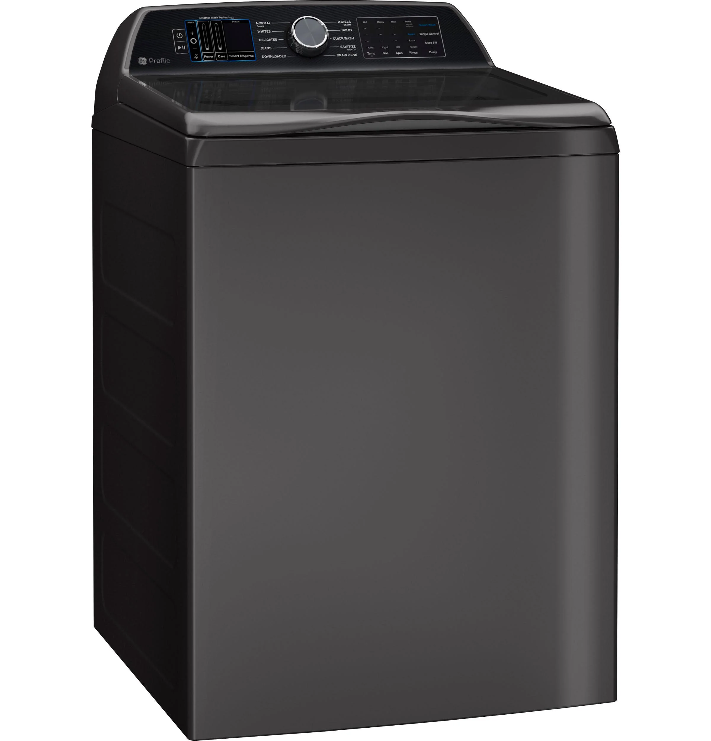 PTW905BPTDG GE Profile™ ENERGY STAR® 5.3 cu. ft. Capacity Washer with Smarter Wash Technology and FlexDispense™ - Image 2