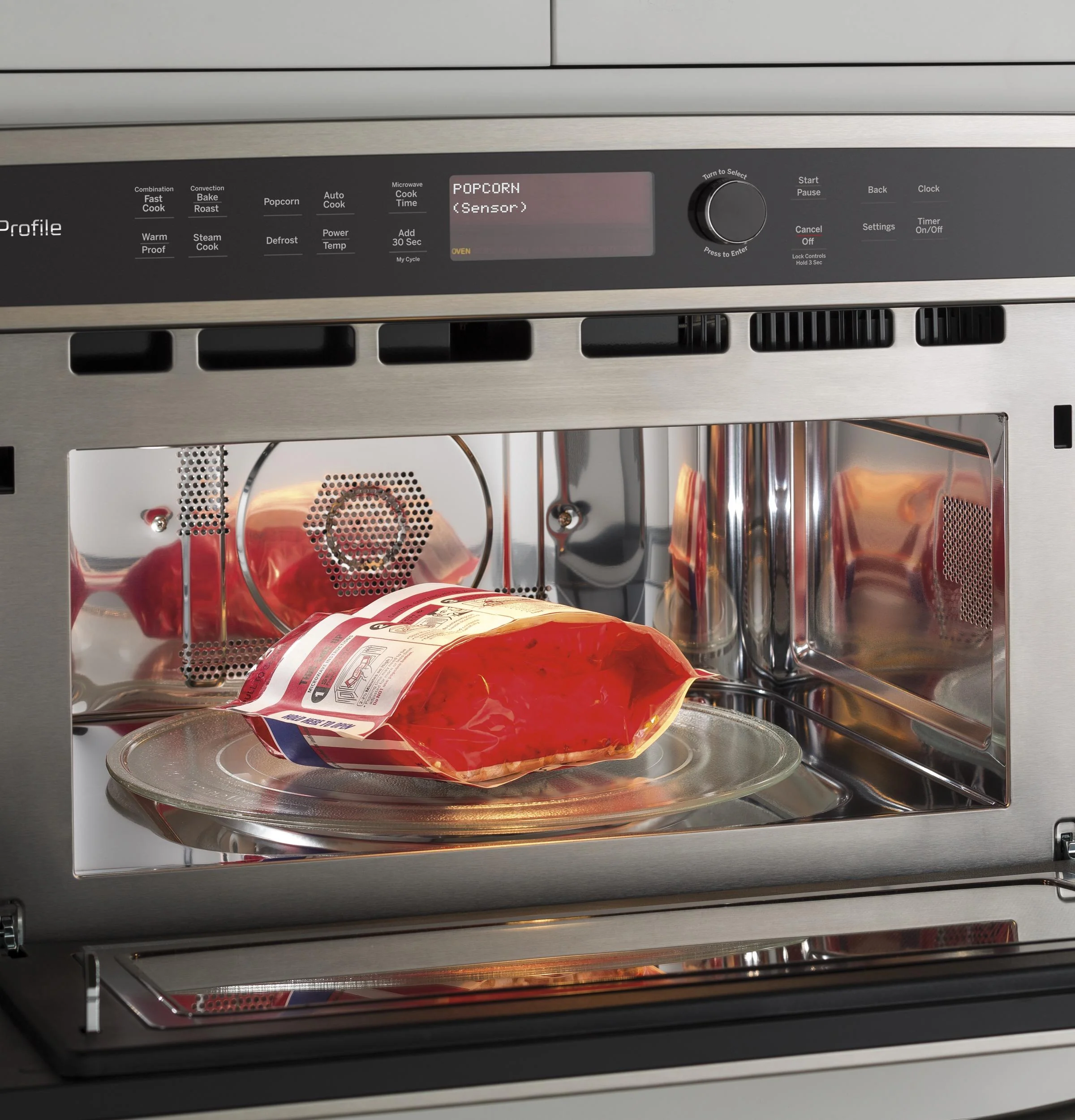 PWB7030SLSS GE Profile™ Built-In Microwave/Convection Oven - Image 10