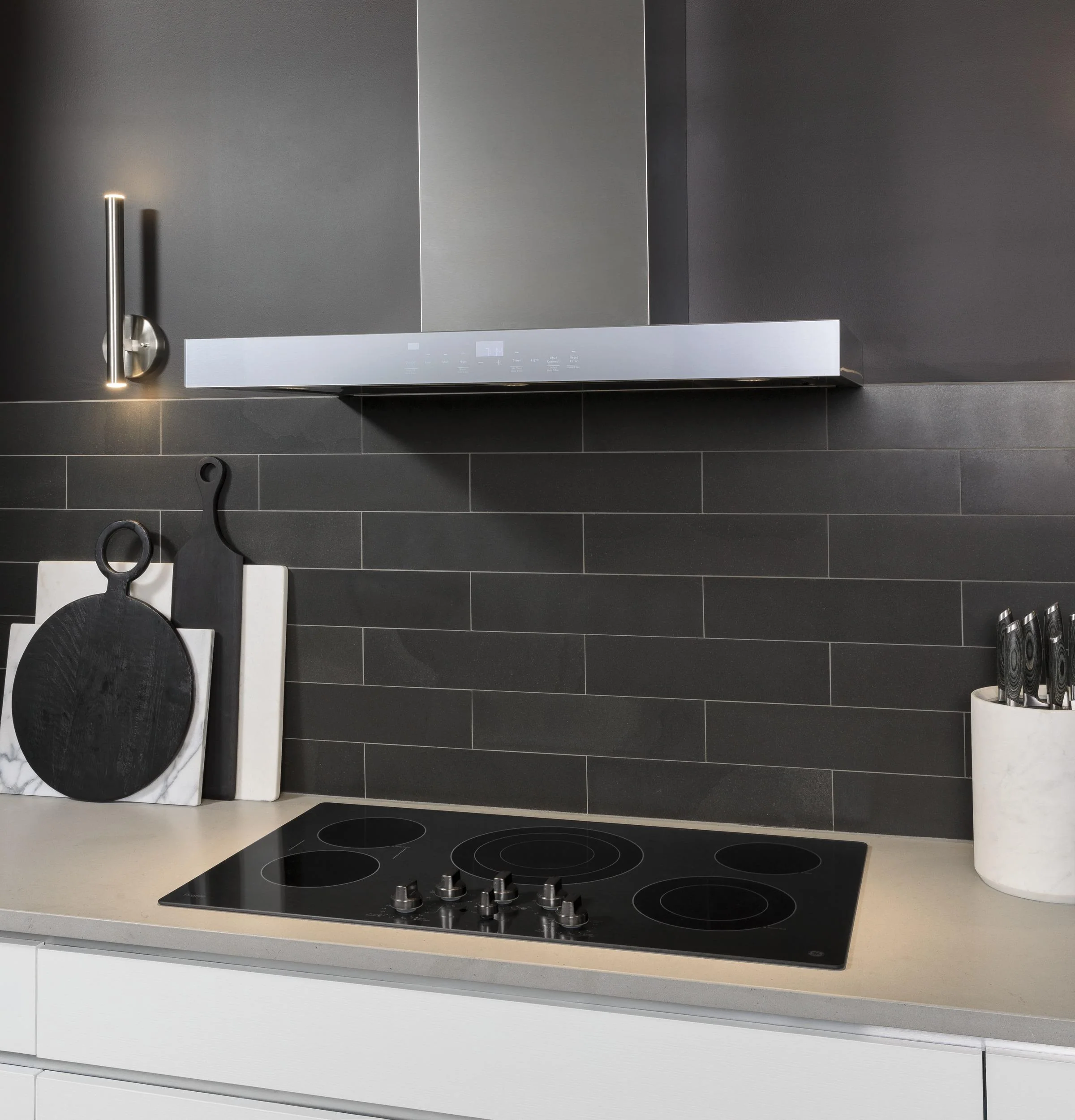 Ge Appliances UVW9361SLSS 36" Smart Designer Wall Mount Hood w/ Perimeter Venting - Image 17