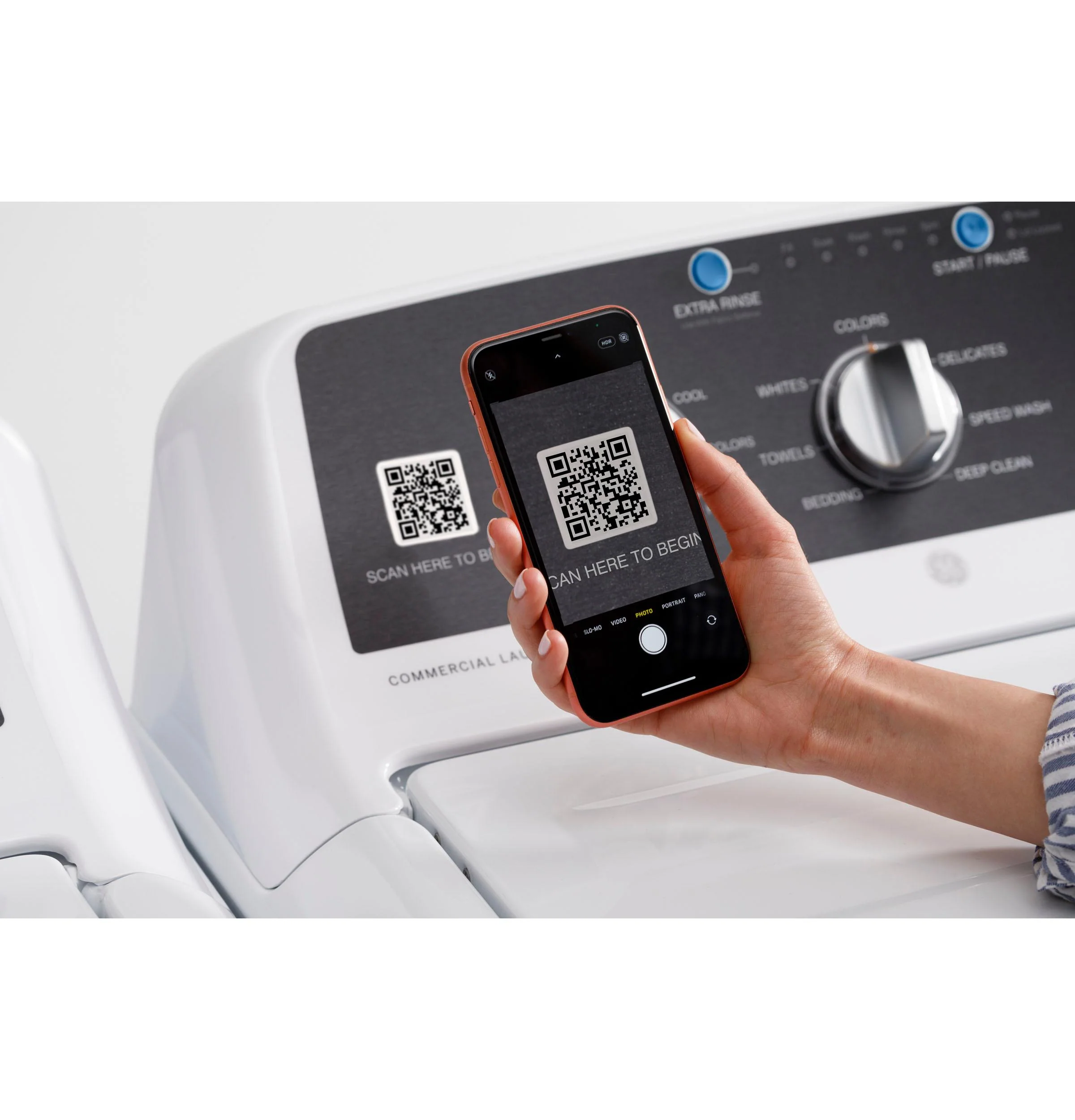 VTD52GASRWB GE® 7.4 cu. ft. Capacity aluminized alloy drum Commercial Gas Dryer with Sensor Dry, Built-In App Payment System SITE WIFI REQUIRED - Image 7