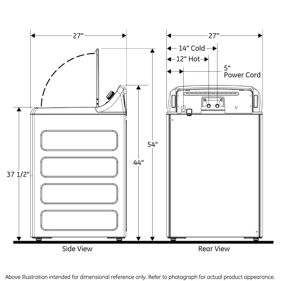 VTW525ASRWB GE® 4.2 cu. ft. Capacity Commercial Washer with Stainless Steel Basket, Built-In App Payment System SITE WIFI REQUIRED - Image 10