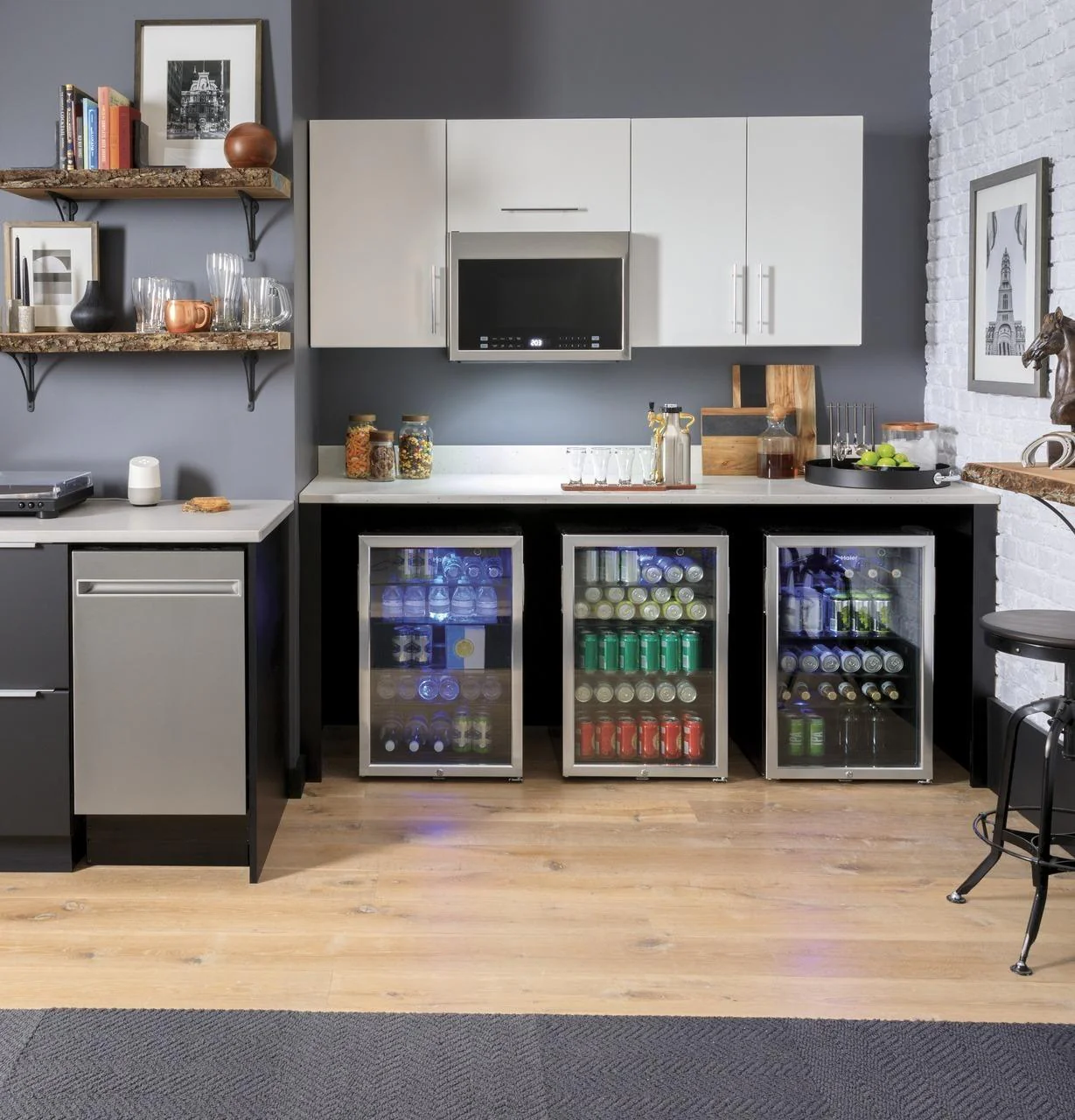 QDT125SSLSS Haier ENERGY STAR® 18" Stainless Steel Interior Dishwasher with Sanitize Cycle - Image 63