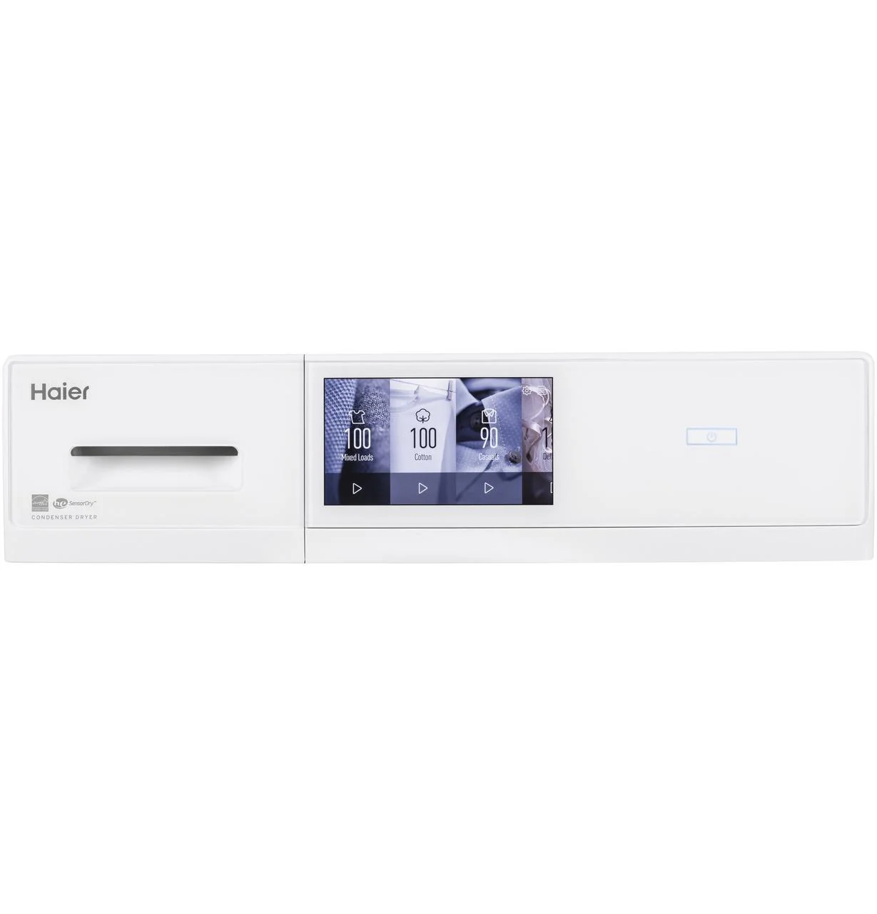 4.1 cu.ft. Capacity Smart 24" Ventless Condenser Frontload Electric Dryer with Stainless Steel Basket - Image 7