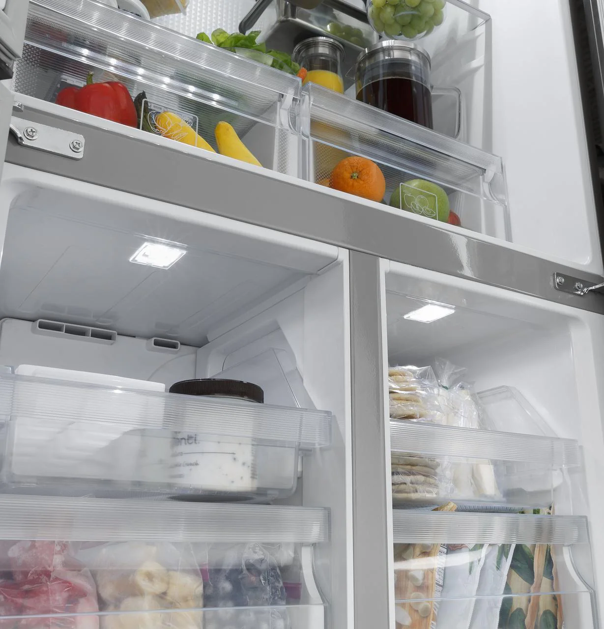 QHE16HYPFS Haier ENERGY STAR® 16.8 Cu. Ft. Quad Door Refrigerator - Image 35