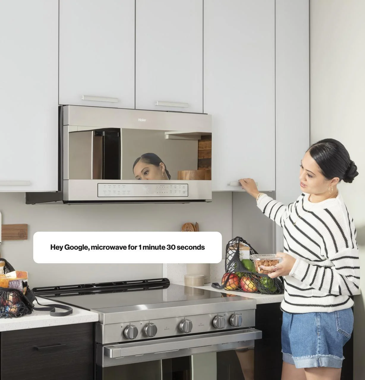 Haier 30" Smart Slide-In Electric Range with Convection - Image 36