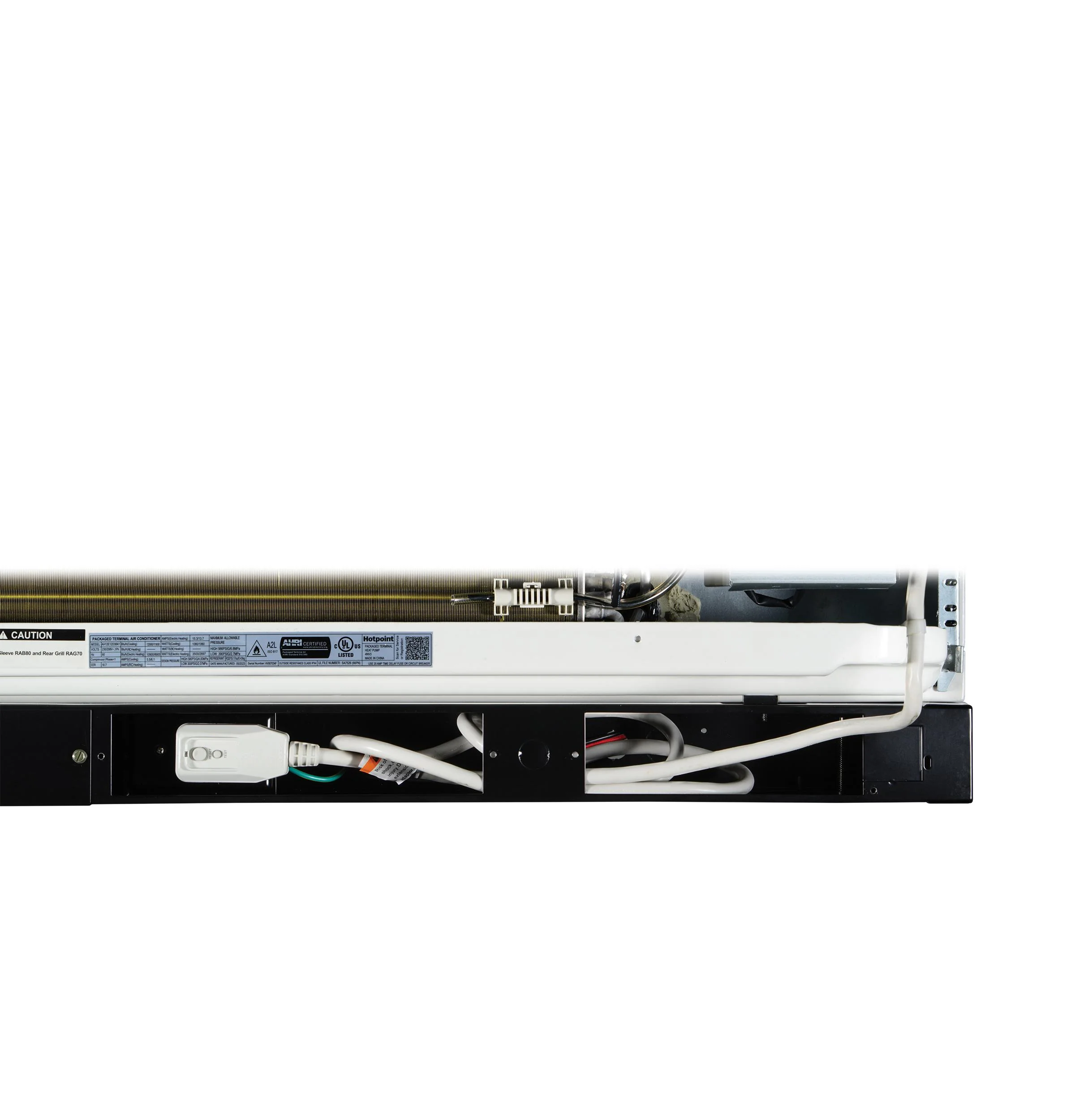AH12E15D3B Hotpoint® PTAC with Electric Heat 15,000 BTU, 230/208V, 20amp - Image 6