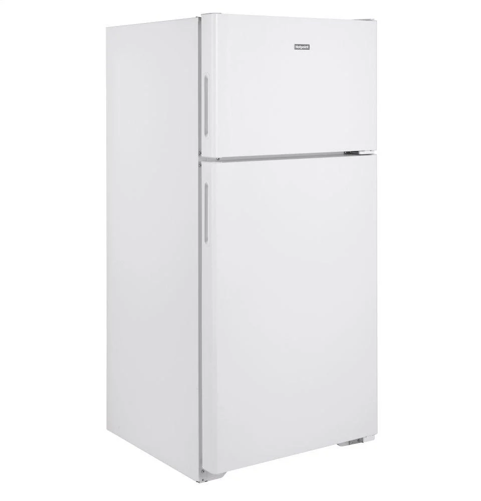 HPS16BTNRWW Hotpoint® 15.6 Cu. Ft. Recessed Handle Top-Freezer Refrigerator - Image 4