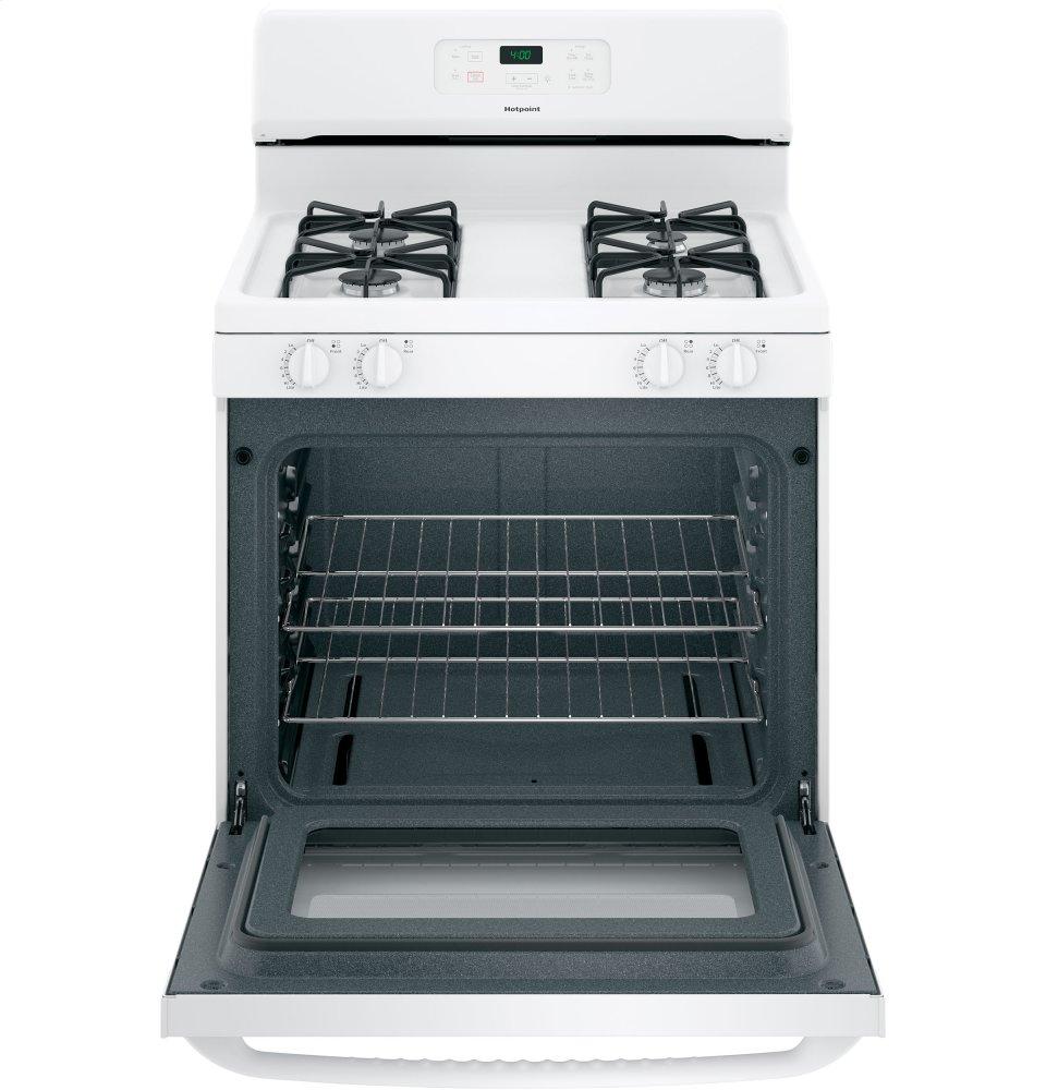 RGBS400DMWW Hotpoint® 30" Free-Standing Standard Clean Gas Range - Image 4