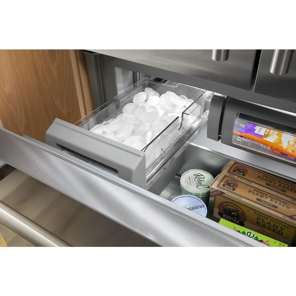 Kitchenaid KBBL336SPS 20.8 Cu. Ft. 36" Built-In Bottom Mount Refrigerator with Platinum Interior - Image 2