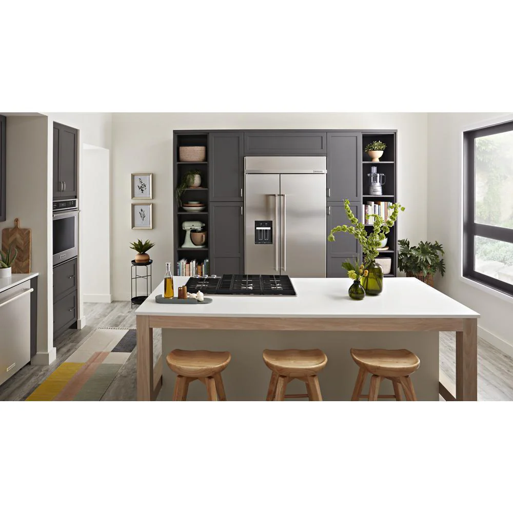 Kitchenaid KBSD702MPS 25.1 Cu. Ft. 42" Built-In Side-by-Side Refrigerator with Ice and Water Dispenser - Image 12