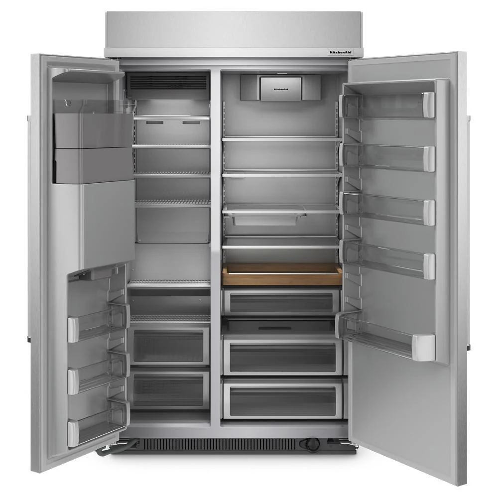 Kitchenaid KBSD708MPS 29.4 Cu. Ft. 48" Built-In Side-by-Side Refrigerator with Ice and Water Dispenser - Image 11