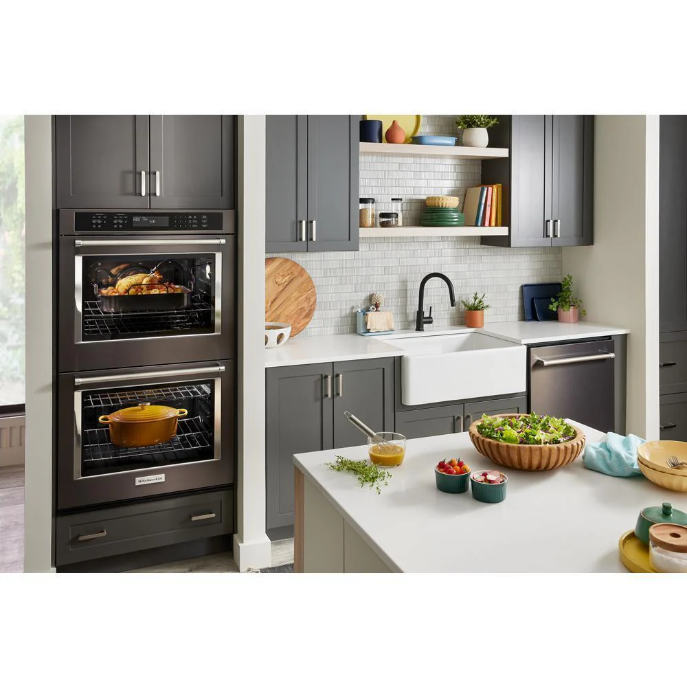 Kitchenaid KBSN702MBS 25.5 Cu Ft. 42" Built-In Side-by-Side Refrigerator with PrintShield™ Finish - Image 4