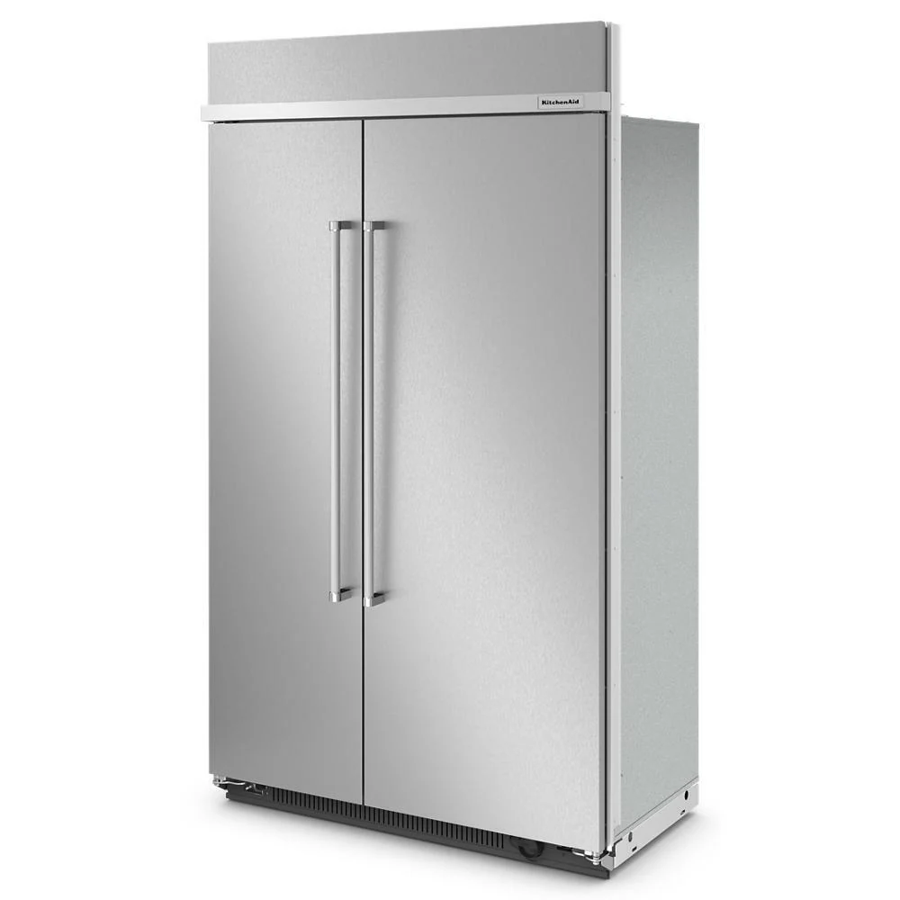 Kitchenaid KBSN708MPS 30 Cu. Ft. 48" Built-In Side-by-Side Refrigerator with PrintShield™ Finish - Image 2
