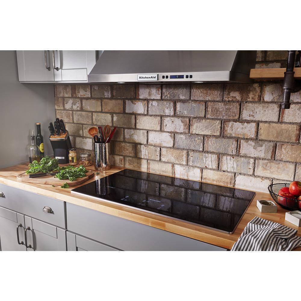 Kitchenaid KCES956KSS 36" Electric Cooktop with 5 Elements and Touch-Activated Controls - Image 6