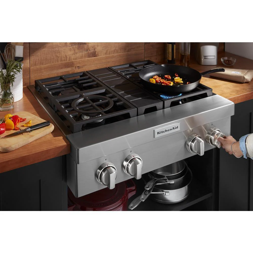 KCGC500JSS KitchenAid® 30'' 4-Burner Commercial-Style Gas Rangetop - Image 13