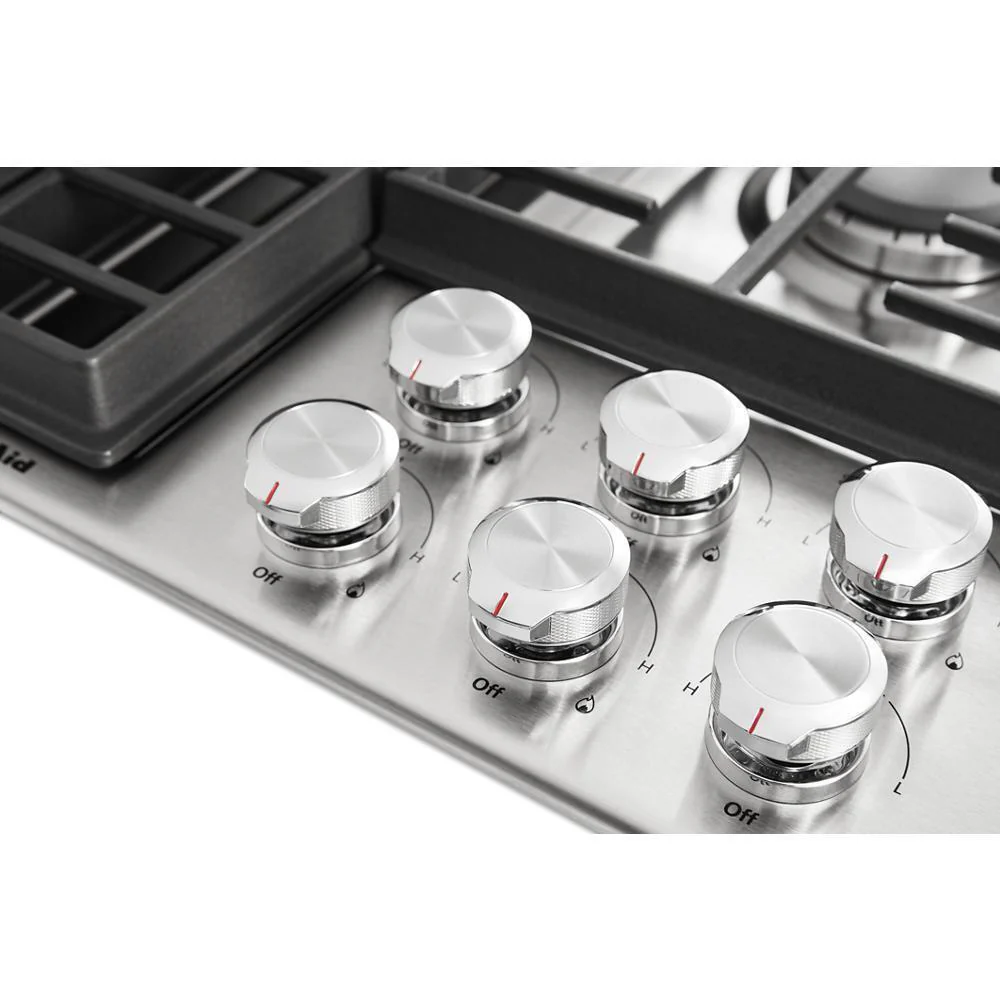 Kitchenaid KCGD506GSS 36" 5 Burner Gas Downdraft Cooktop - Image 6