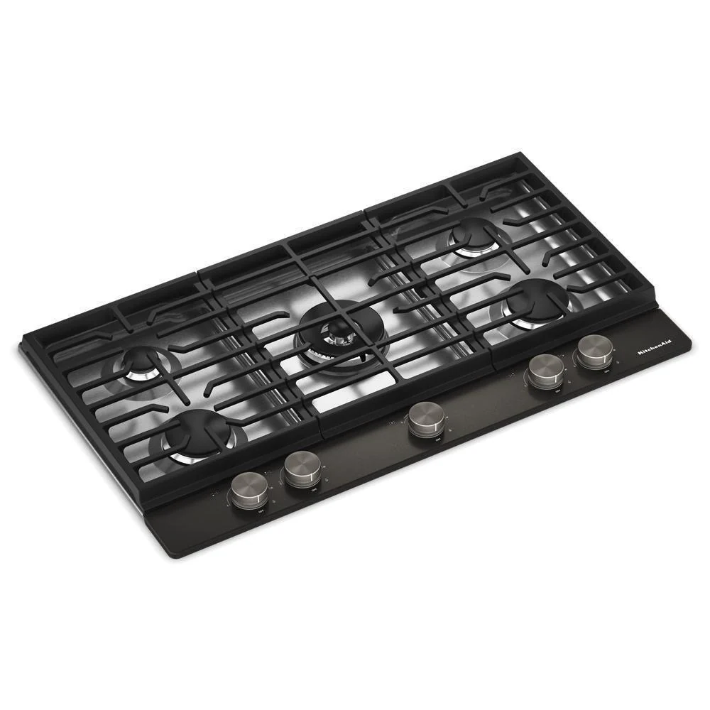 KCGK736SBE KitchenAid® 36 in. Gas Cooktop with 5 Burners and Integrated Wok Grate - Image 4