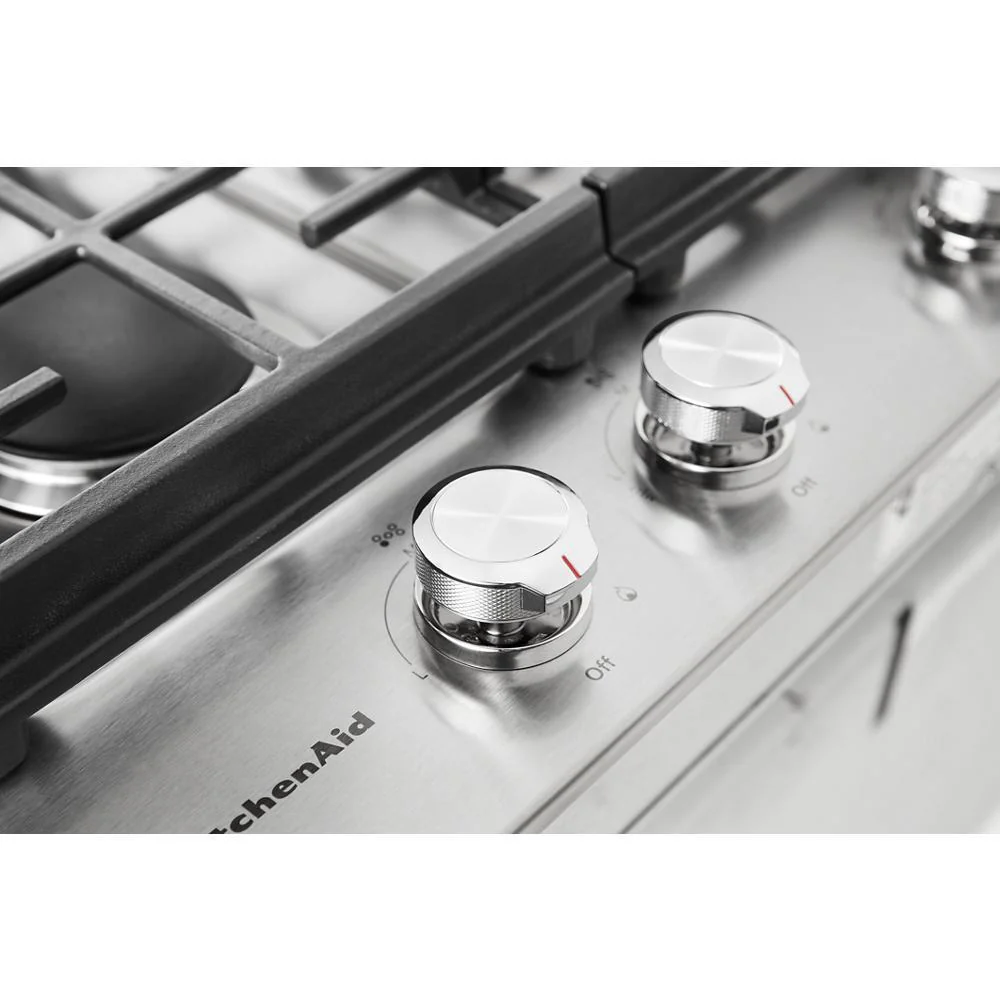 Kitchenaid KCGS550ESS 30" 5-Burner Gas Cooktop - Image 5