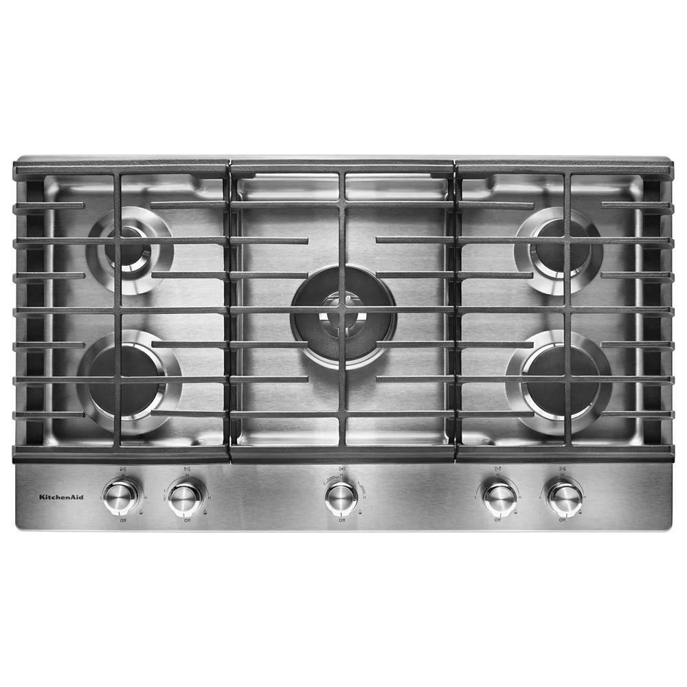 Kitchenaid KCGS556ESS 36" 5-Burner Gas Cooktop - Image 2