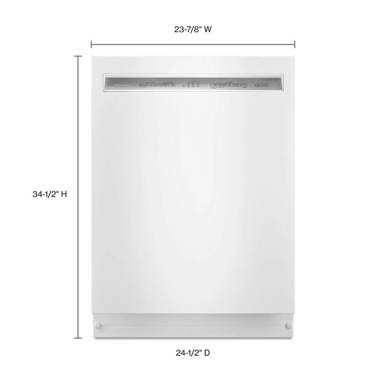 46 DBA Dishwasher with ProWash™, Front Control - White - Image 4