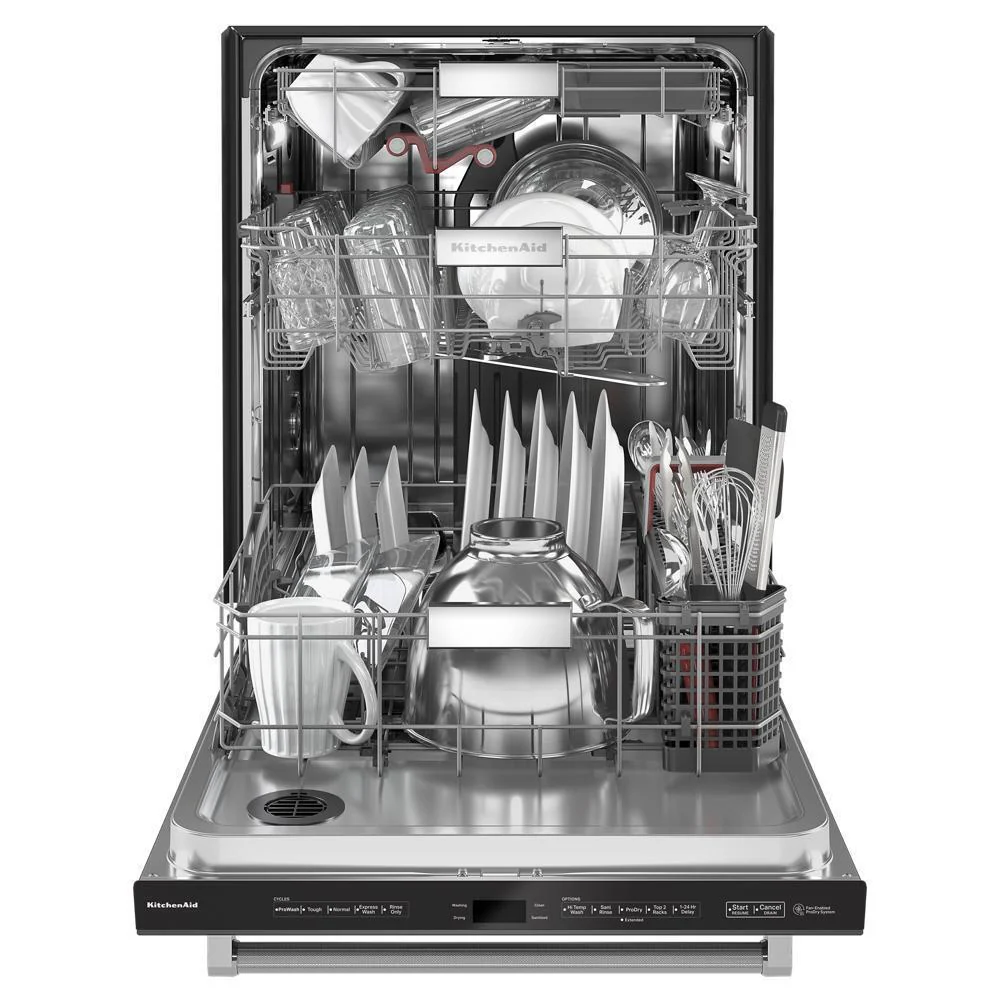 Kitchenaid KDTM804KBS 360(degree) Max Jets™ Third Rack Dishwasher with Stainless Steel Third Rack Wash Jets, 44 dBA - Image 17