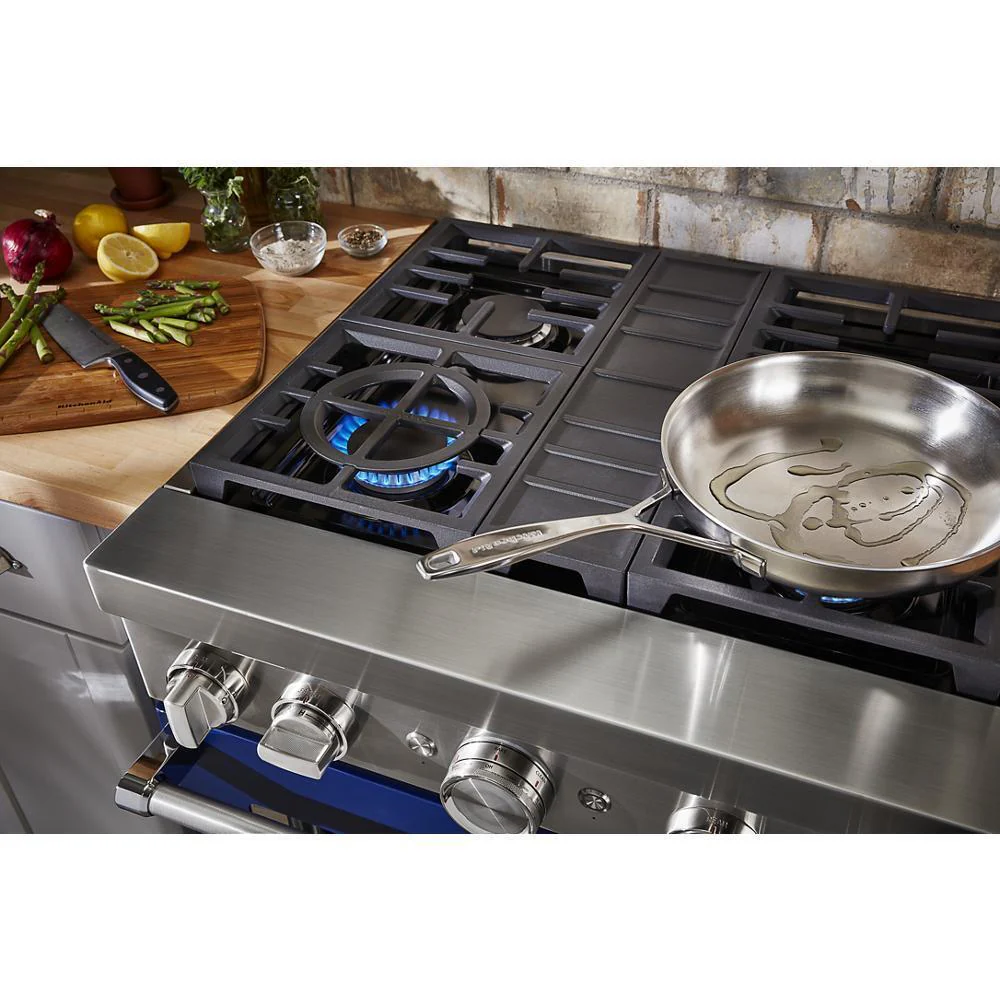 KFDC500JIB KitchenAid® 30'' Smart Commercial-Style Dual Fuel Range with 4 Burners - Image 9