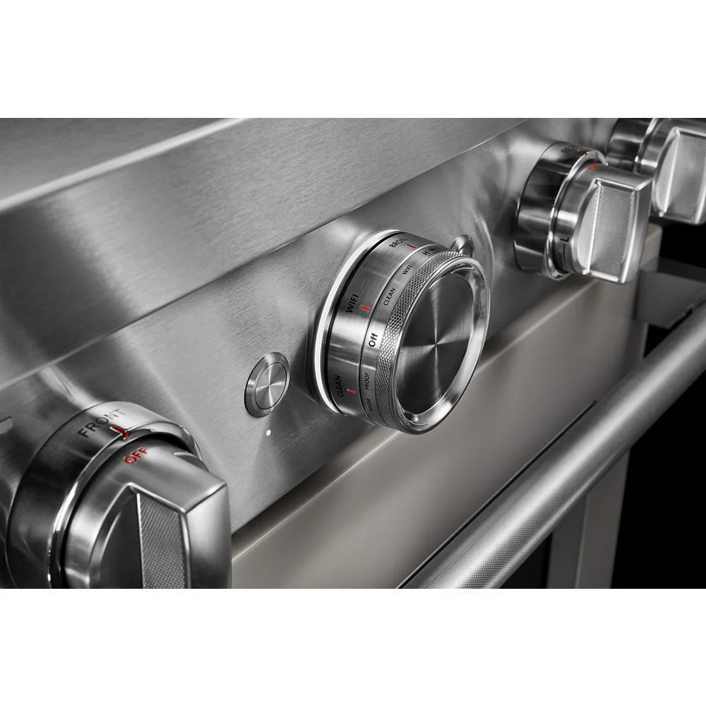 KFDC500JMH KitchenAid® 30'' Smart Commercial-Style Dual Fuel Range with 4 Burners - Image 6