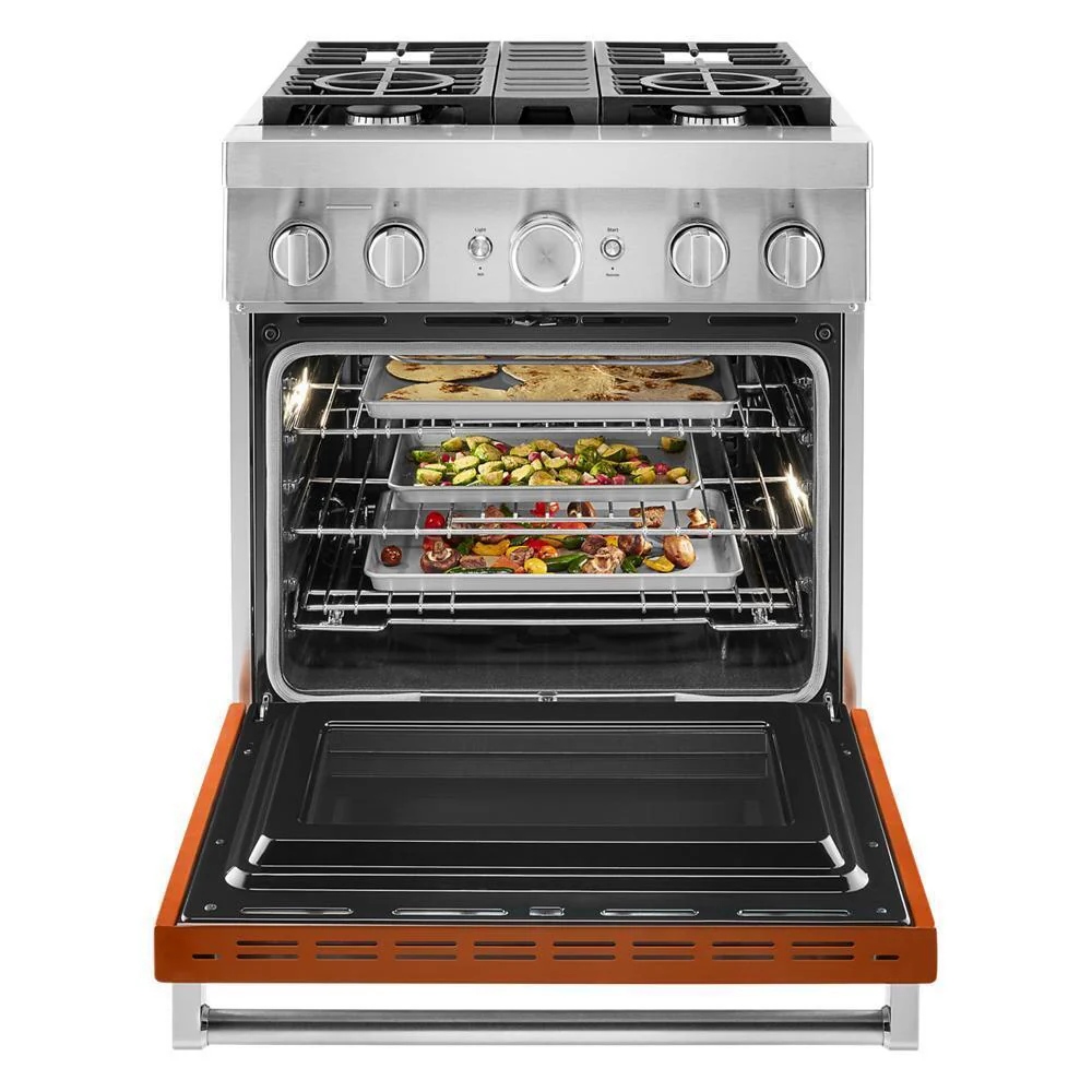KFDC500JSC KitchenAid® 30'' Smart Commercial-Style Dual Fuel Range with 4 Burners - Image 8