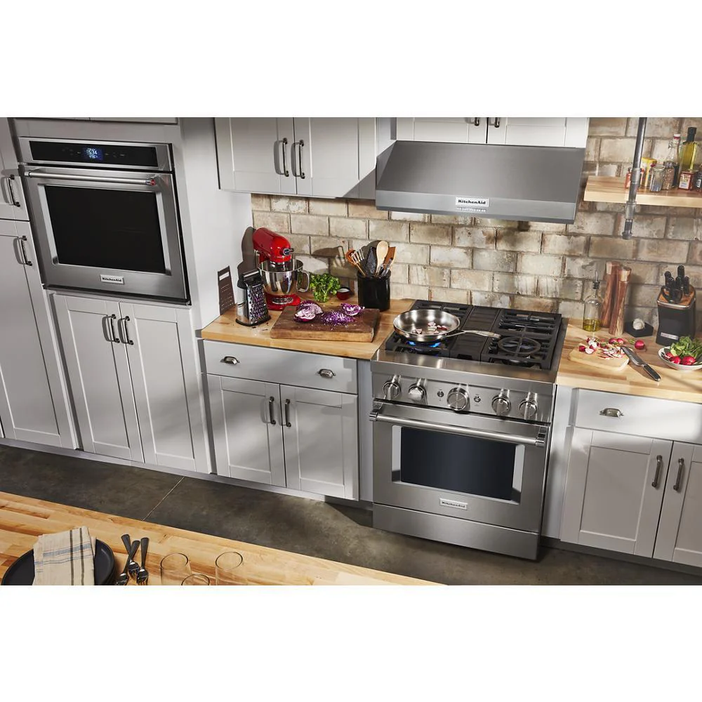 KFDC500JSS KitchenAid® 30'' Smart Commercial-Style Dual Fuel Range with 4 Burners - Image 18