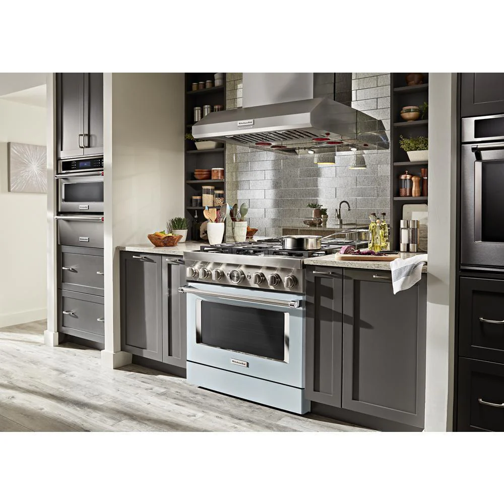 KFDC506JMB KitchenAid® 36'' Smart Commercial-Style Dual Fuel Range with 6 Burners - Image 14