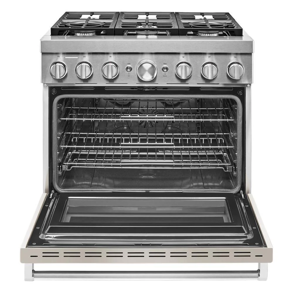 KFDC506JMH KitchenAid® 36'' Smart Commercial-Style Dual Fuel Range with 6 Burners - Image 7