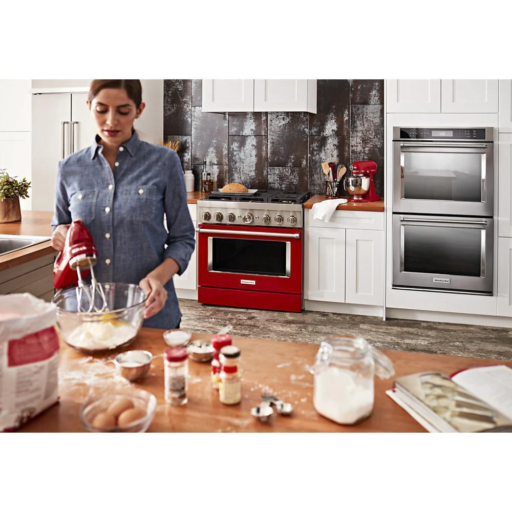KFDC506JPA KitchenAid® 36'' Smart Commercial-Style Dual Fuel Range with 6 Burners - Image 14