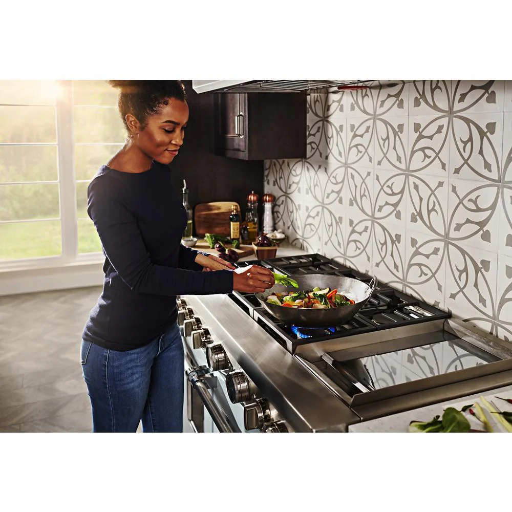 KFDC558JMB KitchenAid® 48'' Smart Commercial-Style Dual Fuel Range with Griddle - Image 14