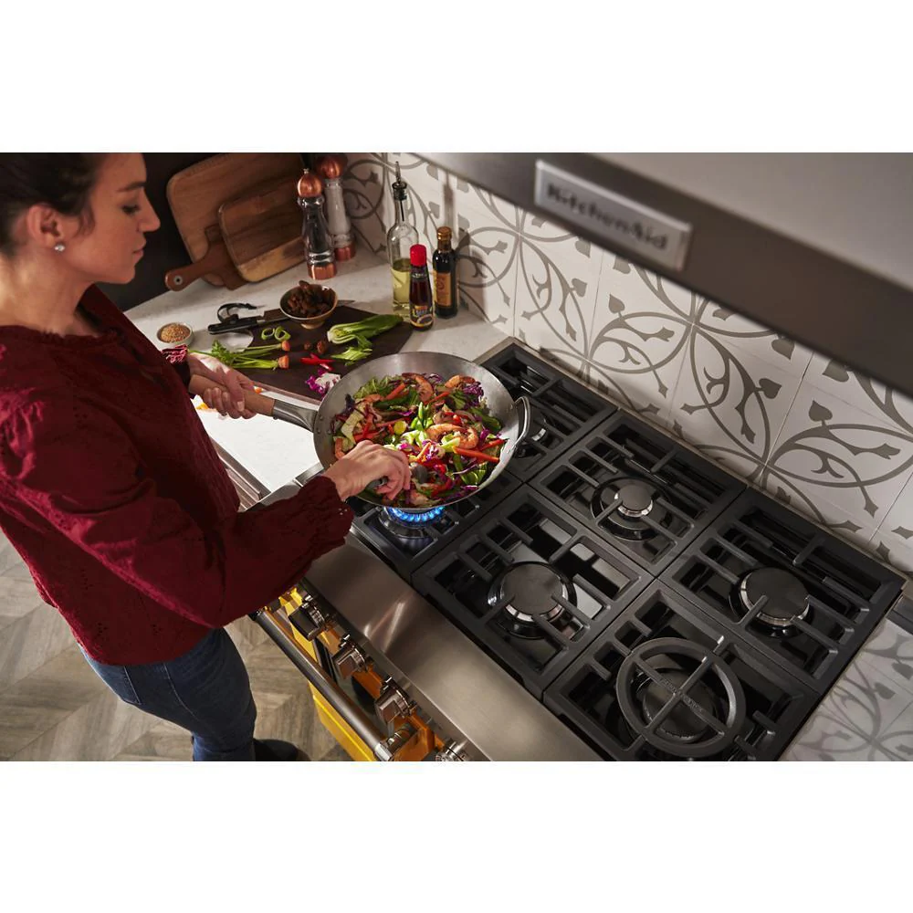 KFDC558JYP KitchenAid® 48'' Smart Commercial-Style Dual Fuel Range with Griddle - Image 12