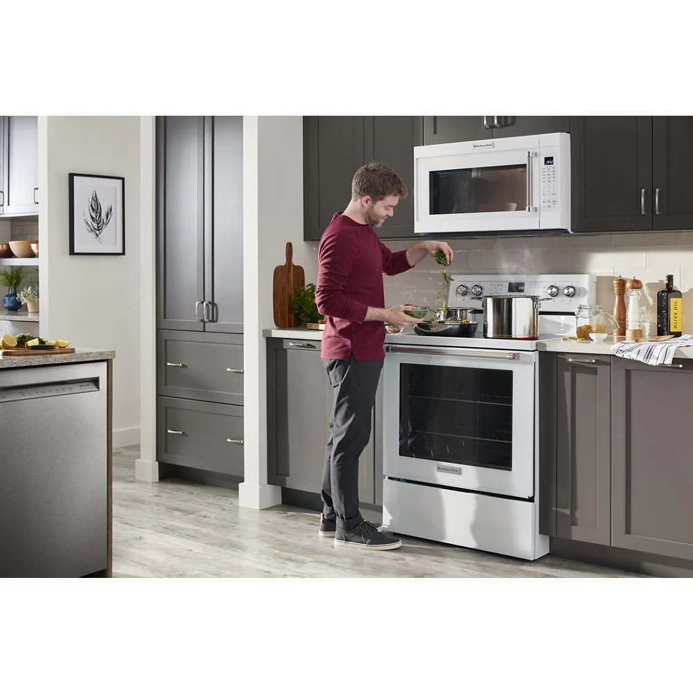 Kitchenaid KFEG500EWH 30-Inch 5-Element Electric Convection Range - Image 24
