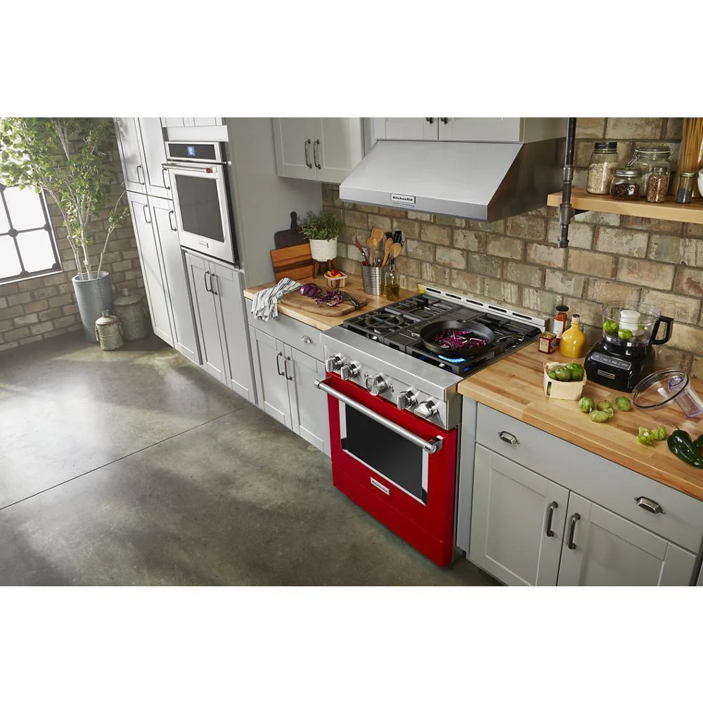 KFGC500JPA KitchenAid® 30'' Smart Commercial-Style Gas Range with 4 Burners - Image 12