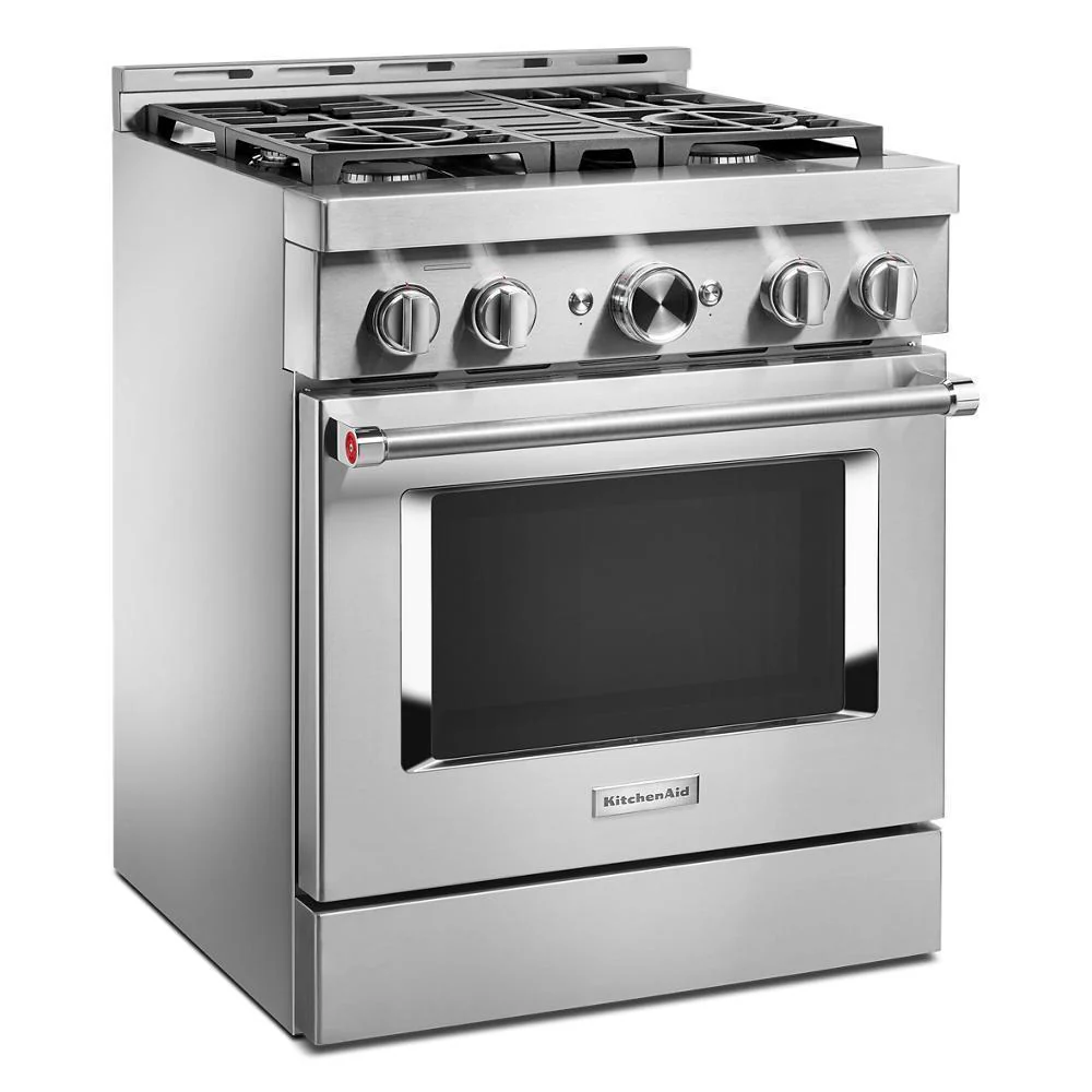 KFGC500JSS KitchenAid® 30'' Smart Commercial-Style Gas Range with 4 Burners - Image 5