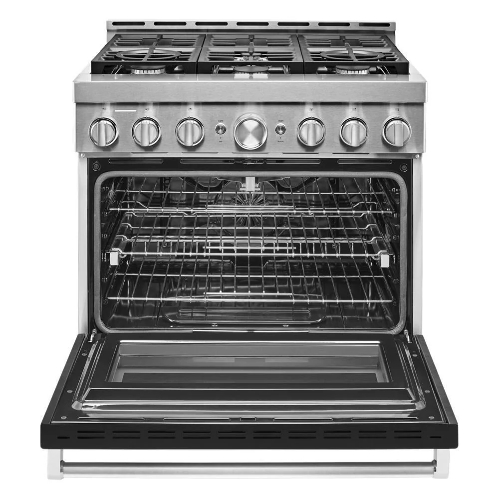 KFGC506JBK KitchenAid® 36'' Smart Commercial-Style Gas Range with 6 Burners - Image 7