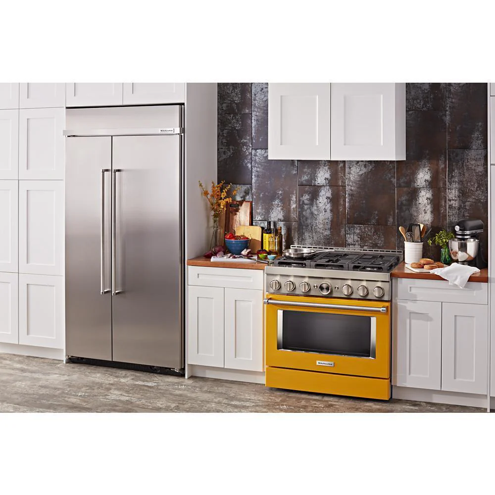 KFGC506JYP KitchenAid® 36'' Smart Commercial-Style Gas Range with 6 Burners - Image 10