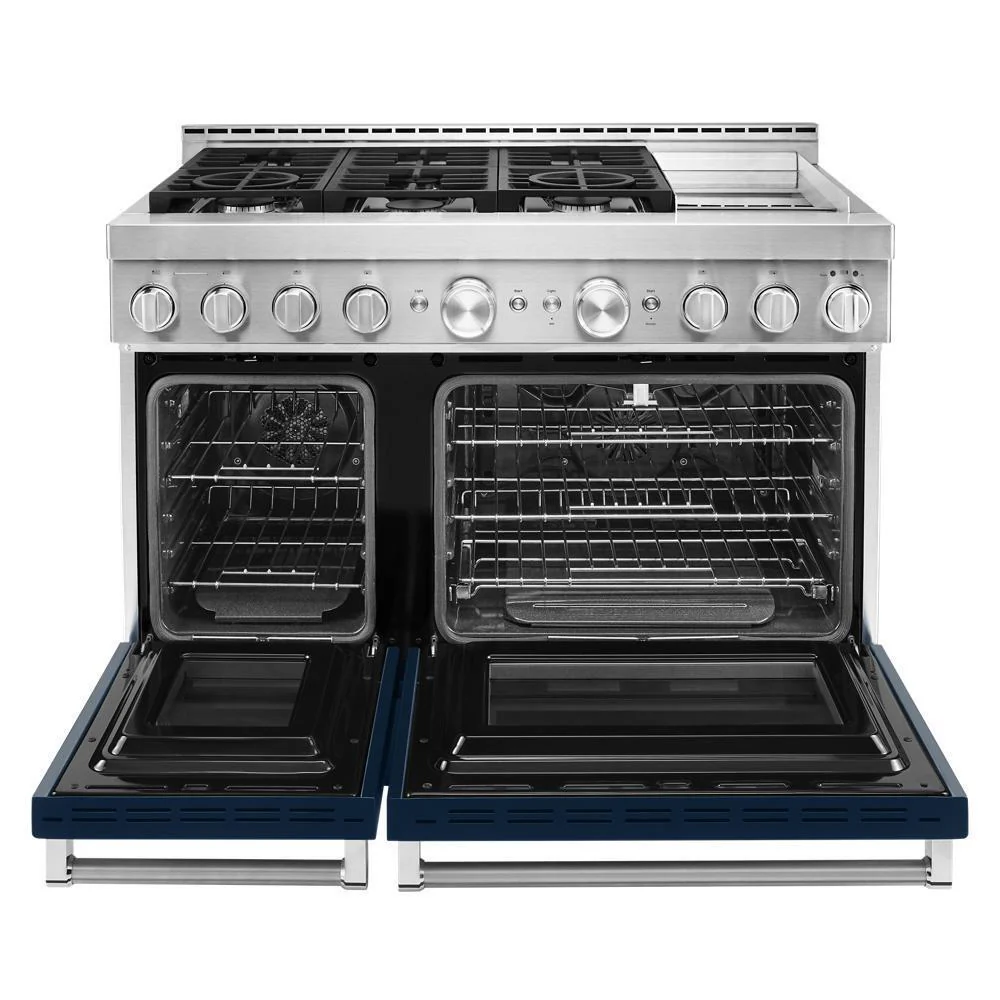 KFGC558JIB KitchenAid® 48'' Smart Commercial-Style Gas Range with Griddle - Image 8