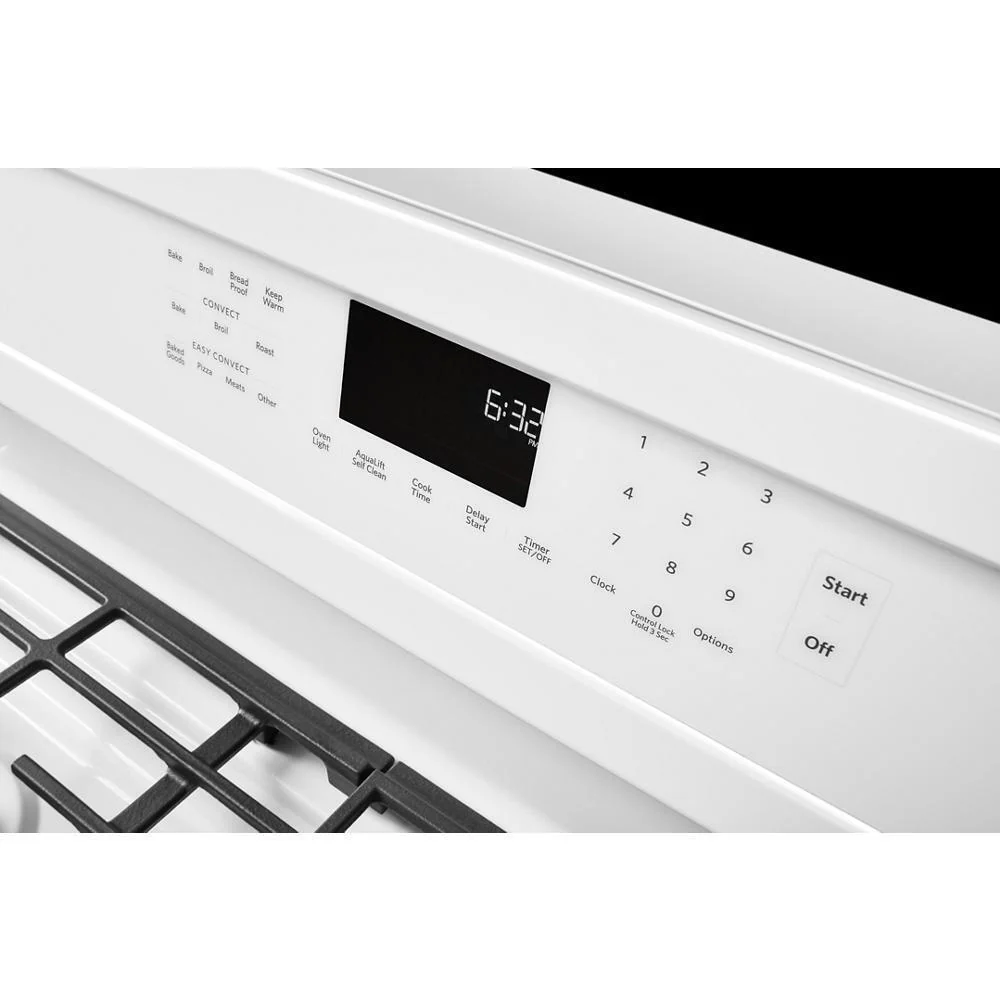 Kitchenaid KFGG500EWH 30-Inch 5-Burner Gas Convection Range - Image 5
