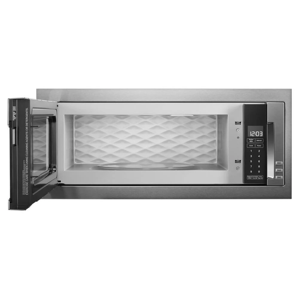 Kitchenaid KMBT5011KSS 1000 Watt Built-In Low Profile Microwave with Slim Trim Kit - Image 9