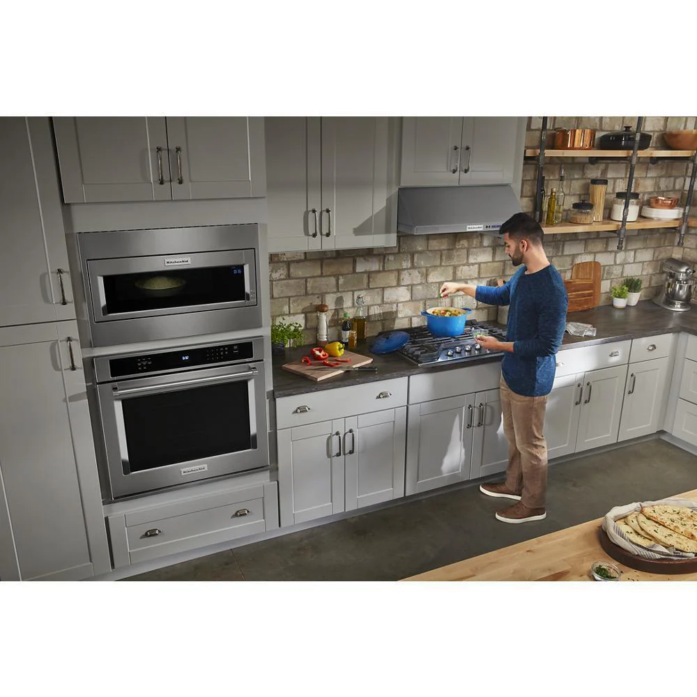 Kitchenaid KMBT5511KSS 1000 Watt Built-In Low Profile Microwave with Standard Trim Kit - Image 15