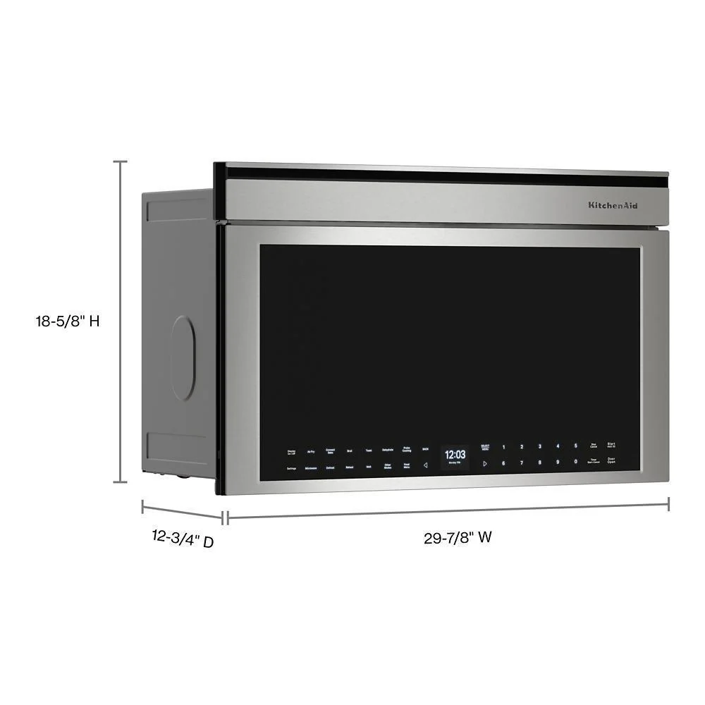 Kitchenaid KMBT730SPS Built-In More-in-One Convection Microwave Oven - Image 4